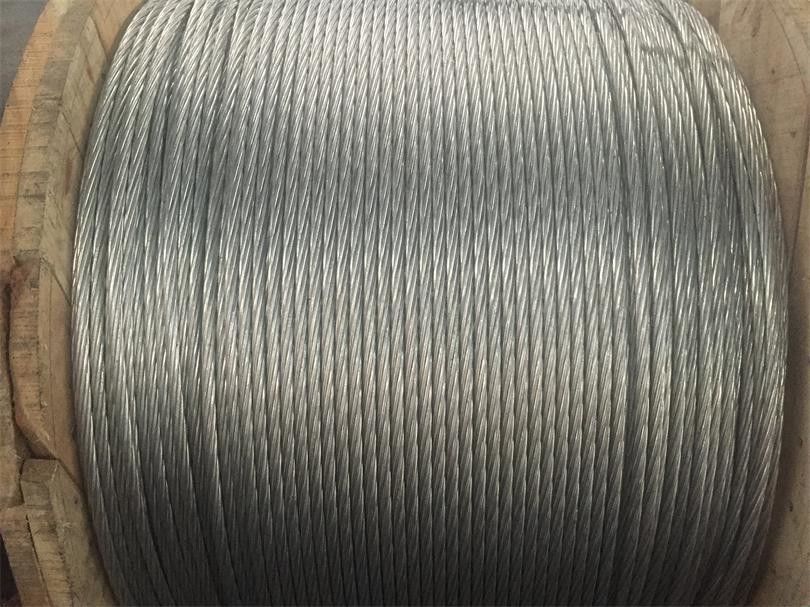 Zinc Coating Steel Messenger Cable Wire Strand For Transmission / Communication Tower